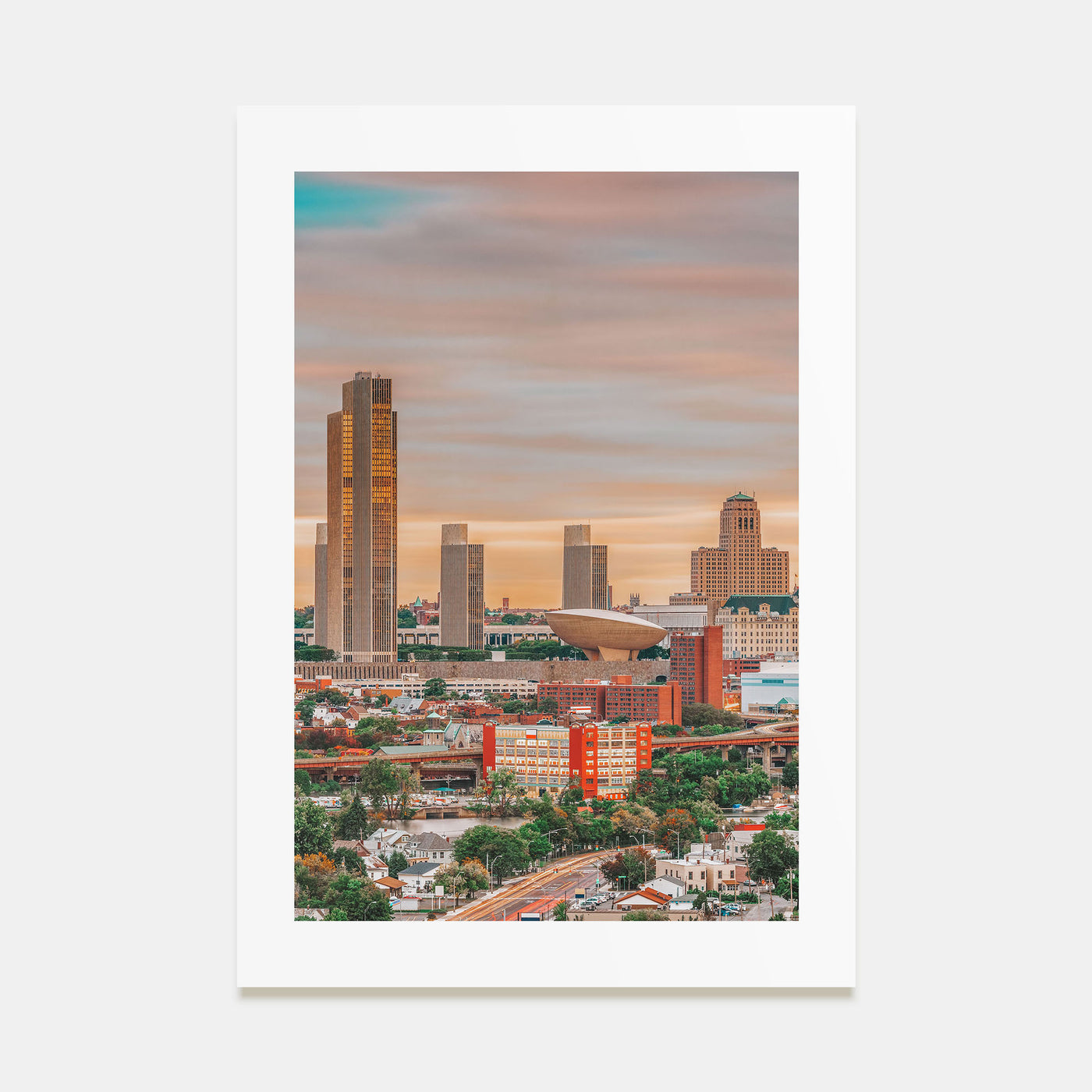 Albany, New York Photo Color Poster