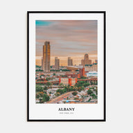 Albany, New York Portrait Color Poster