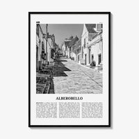 Alberobello Print Black and White, Alberobello Wall Art, Alberobello Poster, Alberobello Photo, Alberobello Wall Décor, Alberobello Map