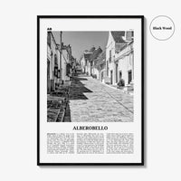 Alberobello Print Black and White, Alberobello Wall Art, Alberobello Poster, Alberobello Photo, Alberobello Wall Décor, Alberobello Map