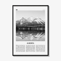 Alberta Print Black and White, Alberta Wall Art, Alberta Poster, Alberta Photo, Alberta Wall Decor, Edmonton, Calgary, Canada