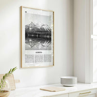 Alberta Print Black and White, Alberta Wall Art, Alberta Poster, Alberta Photo, Alberta Wall Decor, Edmonton, Calgary, Canada