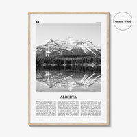 Alberta Print Black and White, Alberta Wall Art, Alberta Poster, Alberta Photo, Alberta Wall Decor, Edmonton, Calgary, Canada