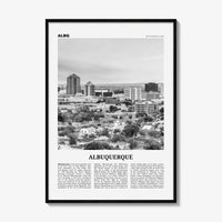Albuquerque Print Black and White, Albuquerque Wall Art, Albuquerque Poster, Albuquerque Photo, Albuquerque Wall Décor, New Mexico, USA