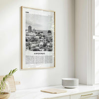 Albuquerque Print Black and White, Albuquerque Wall Art, Albuquerque Poster, Albuquerque Photo, Albuquerque Wall Décor, New Mexico, USA