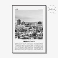 Albuquerque Print Black and White, Albuquerque Wall Art, Albuquerque Poster, Albuquerque Photo, Albuquerque Wall Décor, New Mexico, USA