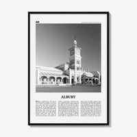 Albury Print Black and White, Albury Wall Art, Albury Poster, Albury Photo, Albury Wall Décor, Albury Map, Australia