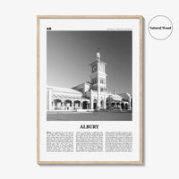 Albury Print Black and White, Albury Wall Art, Albury Poster, Albury Photo, Albury Wall Décor, Albury Map, Australia