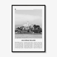 Alcatraz Island Print Black and White, Alcatraz Island Wall Art, Alcatraz Island Poster, Alcatraz Island Photo, Alcatraz Island Wall Decor