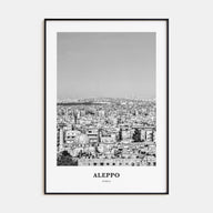 Aleppo Portrait B&W Poster