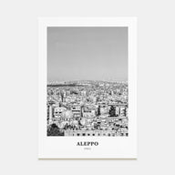 Aleppo Portrait B&W Poster