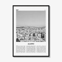 Aleppo Print Black and White, Aleppo Wall Art, Aleppo Poster, Aleppo Photo, Aleppo Wall Décor, Syria, Al-Shahbaa