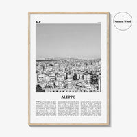 Aleppo Print Black and White, Aleppo Wall Art, Aleppo Poster, Aleppo Photo, Aleppo Wall Décor, Syria, Al-Shahbaa