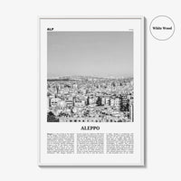 Aleppo Print Black and White, Aleppo Wall Art, Aleppo Poster, Aleppo Photo, Aleppo Wall Décor, Syria, Al-Shahbaa