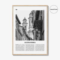 Alessandria Print Black and White, Alessandria Wall Art, Alessandria Poster, Alessandria Photo, Alessandria Wall Décor, Alessandria Map,