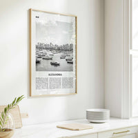 Alexandria Print Black and White Egypt, Alexandria Wall Art, Alexandria Poster, Alexandria Photo, Alexandria Wall Decor, الإسكندرية Africa