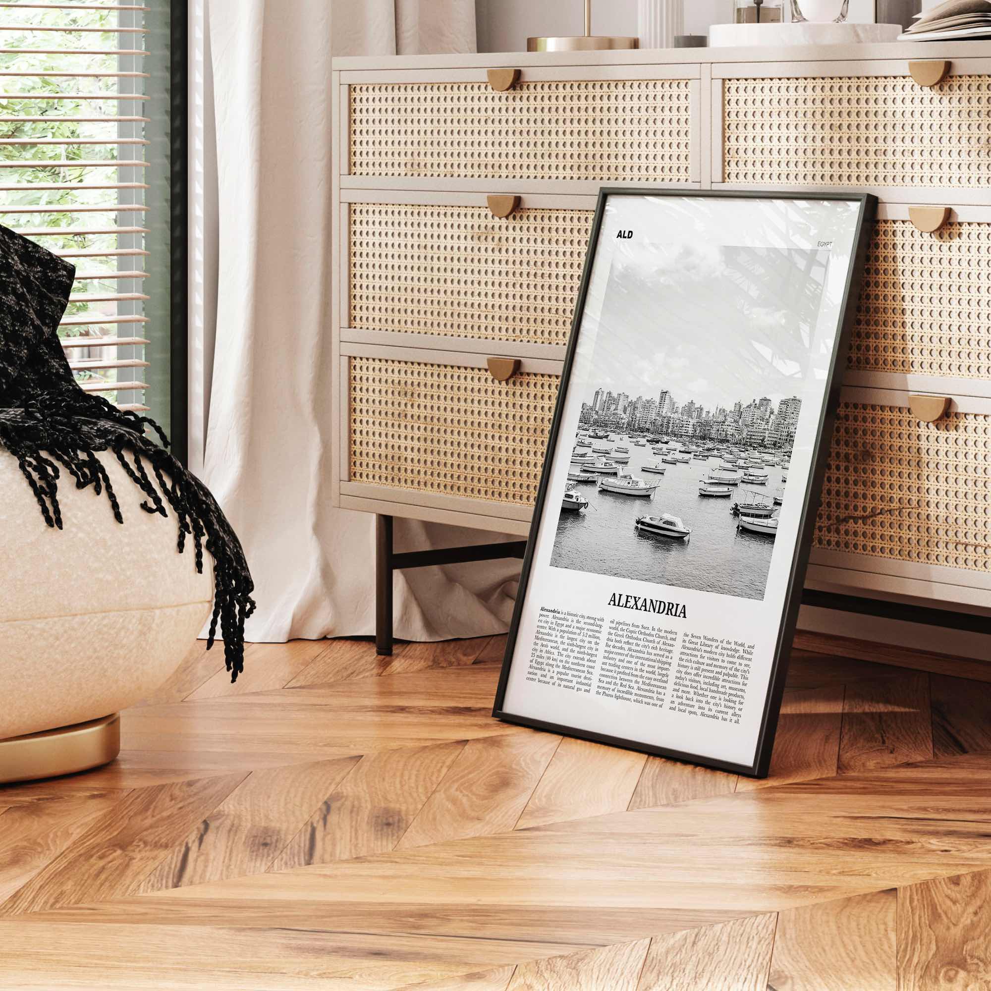 Alexandria Print Black and White Egypt, Alexandria Wall Art, Alexandria Poster, Alexandria Photo, Alexandria Wall Decor, الإسكندرية Africa