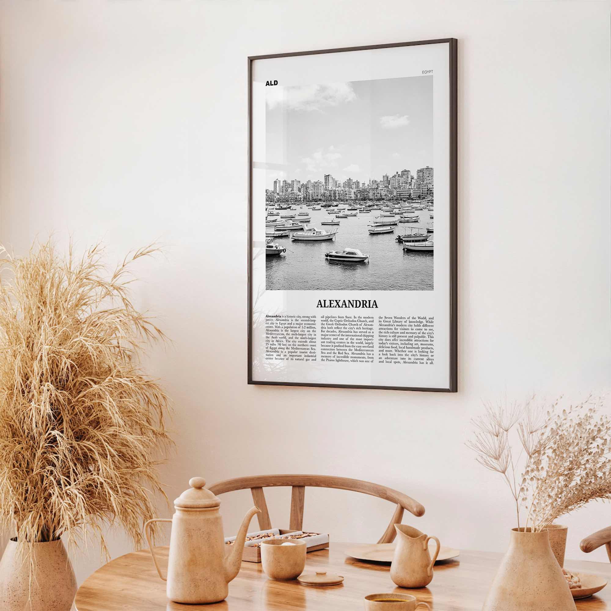 Alexandria Print Black and White Egypt, Alexandria Wall Art, Alexandria Poster, Alexandria Photo, Alexandria Wall Decor, الإسكندرية Africa