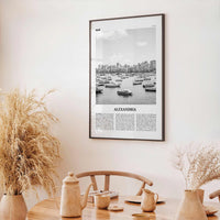 Alexandria Print Black and White Egypt, Alexandria Wall Art, Alexandria Poster, Alexandria Photo, Alexandria Wall Decor, الإسكندرية Africa