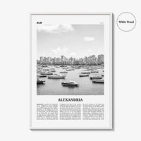 Alexandria Print Black and White Egypt, Alexandria Wall Art, Alexandria Poster, Alexandria Photo, Alexandria Wall Decor, الإسكندرية Africa
