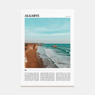 Algarve Travel Color Poster