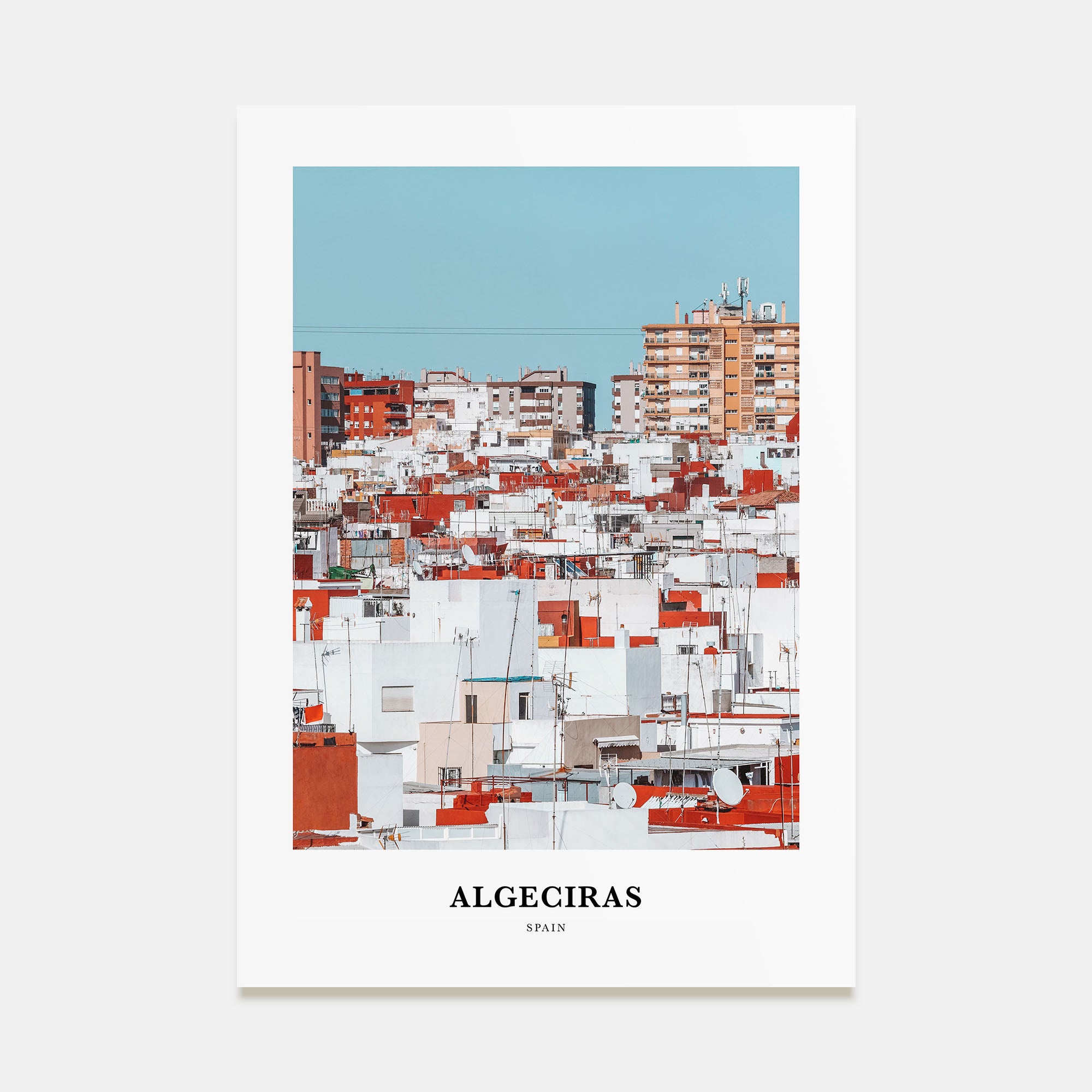 Algeciras Portrait Color Poster