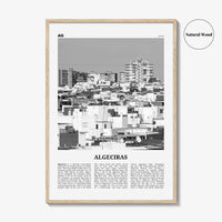 Algeciras Print Black and White, Algeciras Wall Art, Algeciras Poster, Algeciras Photo, Algeciras Wall Décor, Algeciras Map,