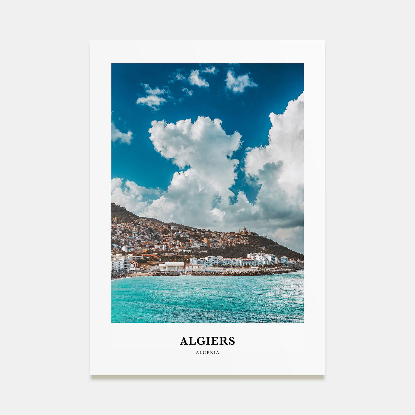 Algiers Portrait Color Poster