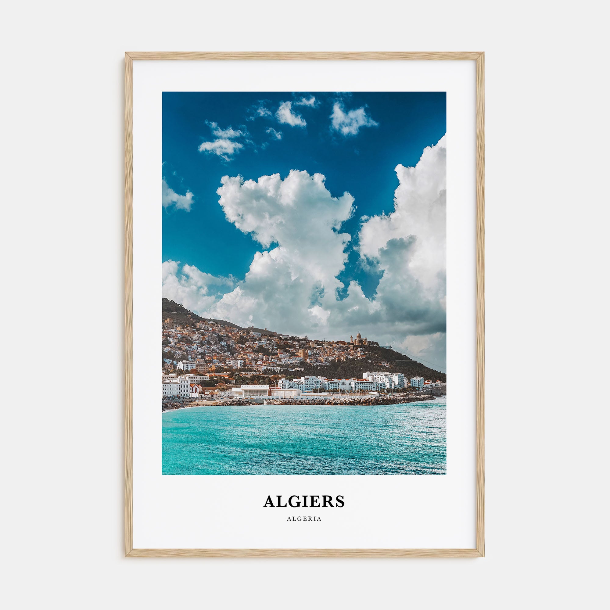 Algiers Portrait Color Poster