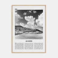 Algiers Travel B&W Poster