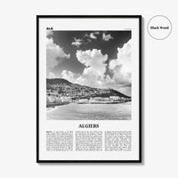 Algiers Print Black and White, Algiers Wall Art, Algiers Poster, Algiers Photo, Algiers Wall Decor, Algeria, الجزائر الجزائر Africa
