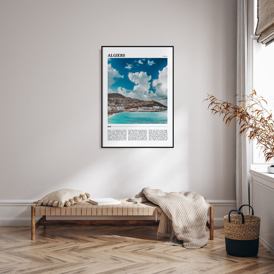 Algiers Travel Color Poster