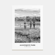 Algonquin Park Portrait B&W Poster