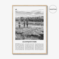 Algonquin Park Print Black and White, Algonquin Park Wall Art, Algonquin Park Poster, Algonquin Park Photo, Ontario, Canada