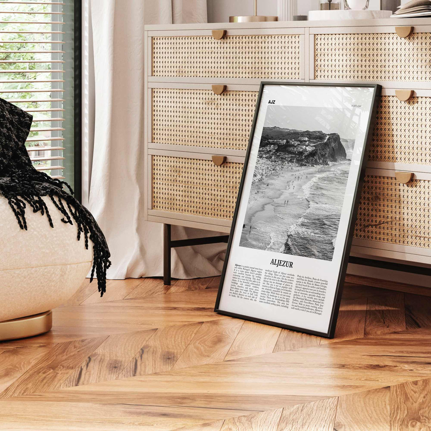 Aljezur Print Black and White, Aljezur Wall Art, Aljezur Poster, Aljezur Photo, Aljezur Wall Décor, Algarve, Faro, Portugal