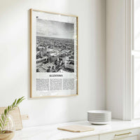 Allentown Print Black and White, Allentown Wall Art, Allentown Poster, Allentown Photo, Allentown Wall Décor, Pennsylvania, USA