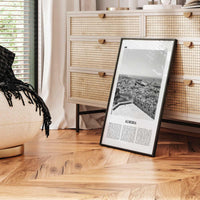 Almeria Print Black and White, Almeria Wall Art, Almeria Poster, Almeria Photo, Almeria Wall Décor, Almeria Map, Spain