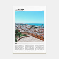 Almeria Travel Color Poster
