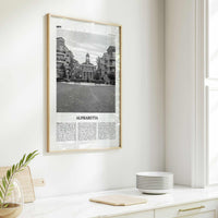 Alpharetta Print Black and White, Alpharetta Wall Art, Alpharetta Poster, Alpharetta Photo, Alpharetta Décor, Alpharetta Map, Georgia, USA