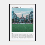 Alpharetta Travel Color Poster