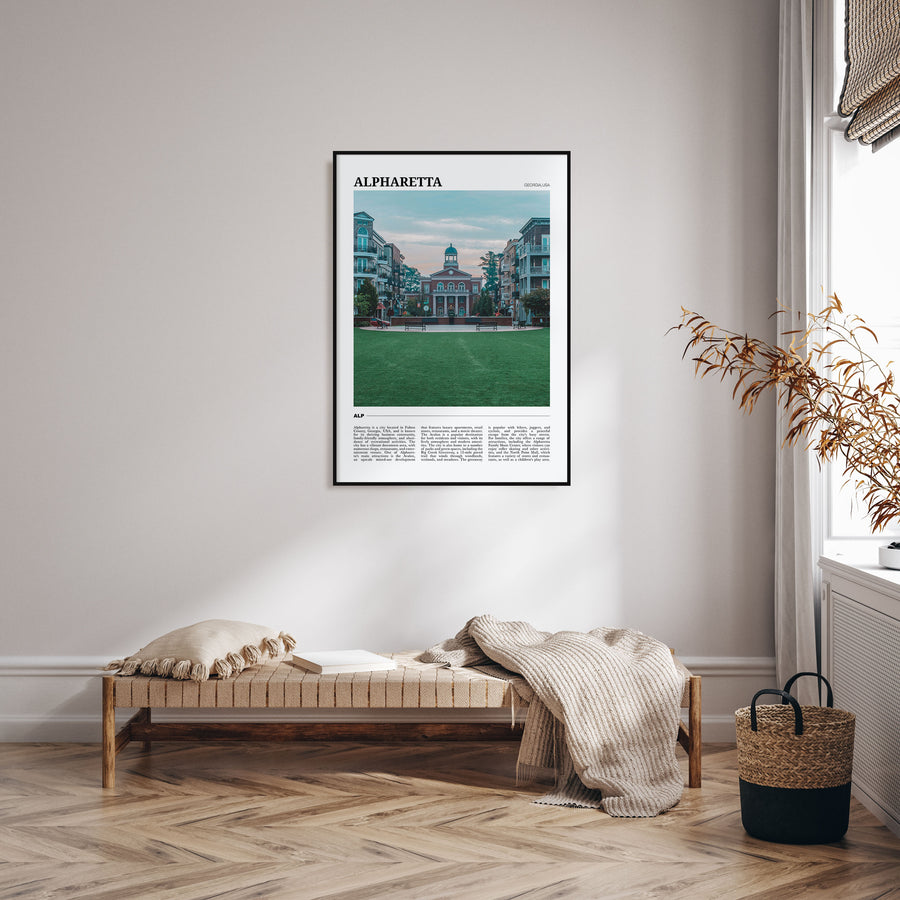 Alpharetta Travel Color Poster