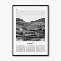 Alsace Print Black and White, Alsace Wall Art, Alsace Poster, Alsace Photo, Alsace Wall Décor, Alsace Map, France