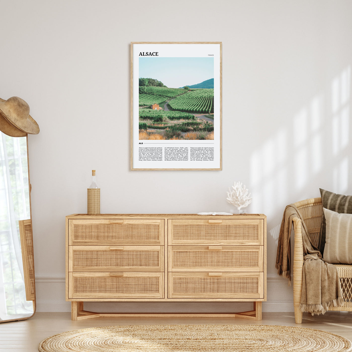 Alsace Travel Color Poster