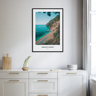 Amalfi Coast Portrait Color Poster
