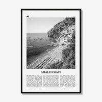 Amalfi Coast Print Black and White, Amalfi Coast Wall Art, Amalfi Coast Poster, Amalfi Coast Photo, Amalfi Coast Wall Décor, Amalfi Map