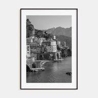 Amalfi Photo B&W Poster