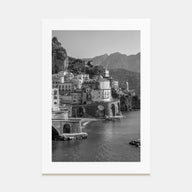 Amalfi Photo B&W Poster