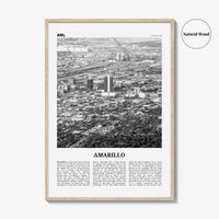 Amarillo Print Black and White, Amarillo Wall Art, Amarillo Poster, Amarillo Photo, Amarillo Wall Décor, Texas, USA, United States