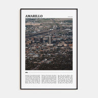 Amarillo Travel Color Poster