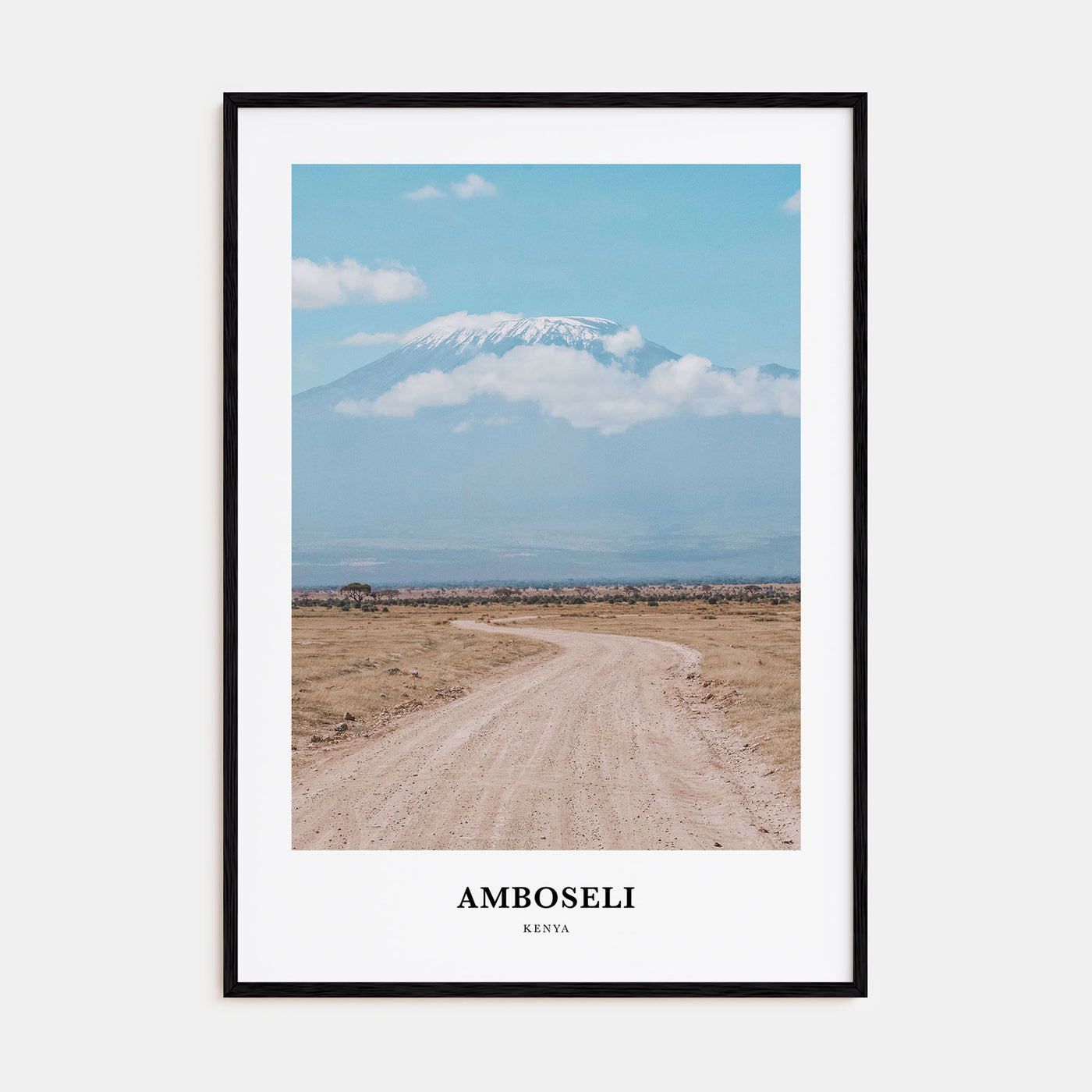 Amboseli Portrait Color Poster